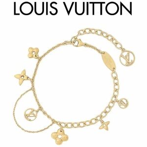 Louis Vuitton Full Inclusion Gold Blooming Supple Charm Bracelet- Free Gift